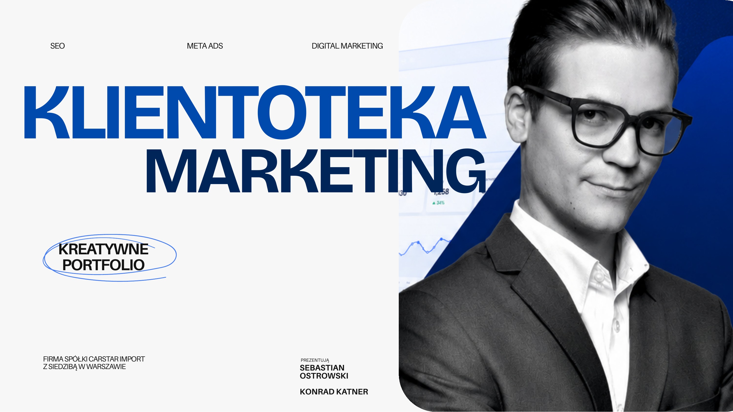 Okładka – Klientoteka Marketing — kreatywne portfolio, portfolio Klientoteka